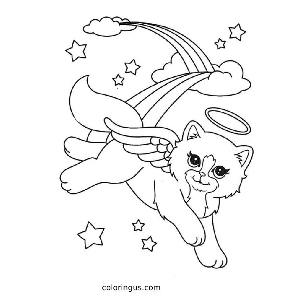 Lisa Frank  coloring page