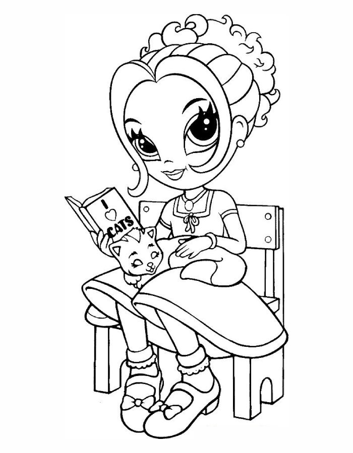 Lisa Frank For Kids Coloring Page