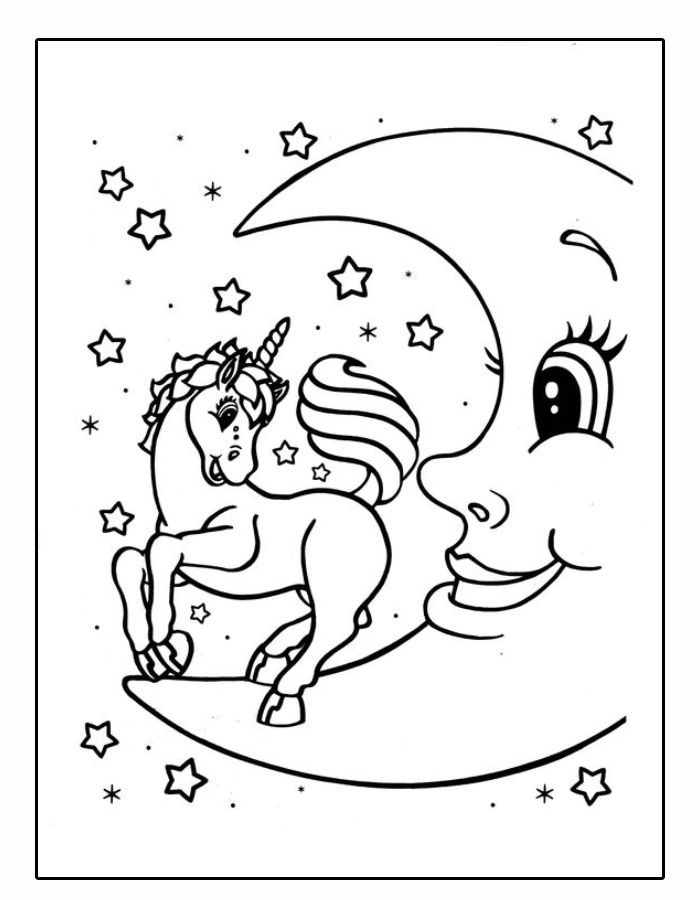 Lisa Frank For Toddler Coloring Page