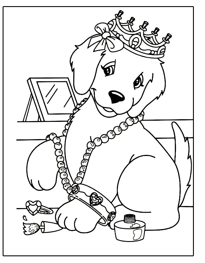 Lisa Frank Outline Pdf Coloring Page