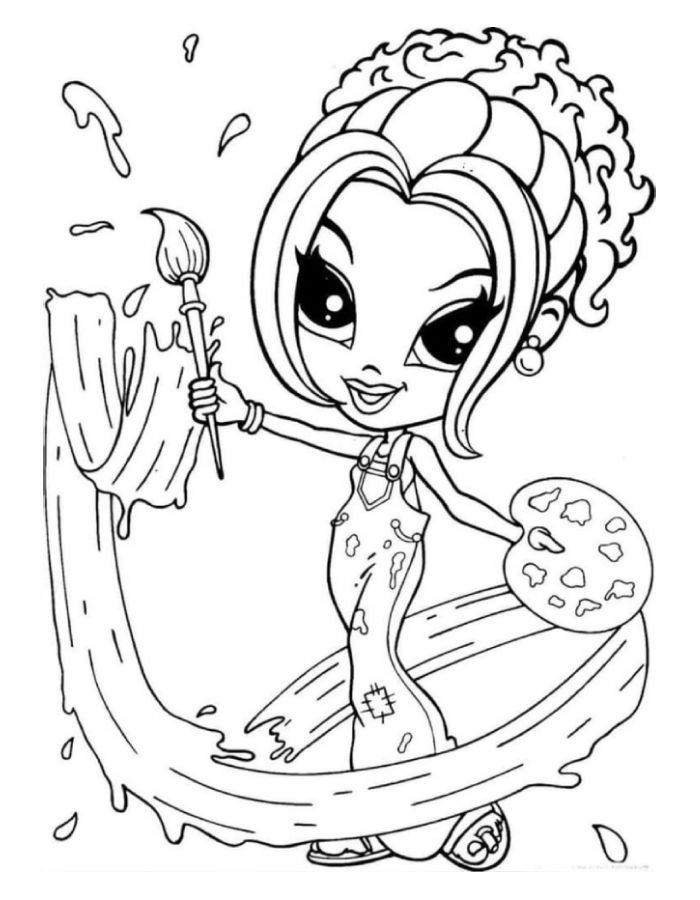 Lisa Frank Pictures To Color Coloring Page