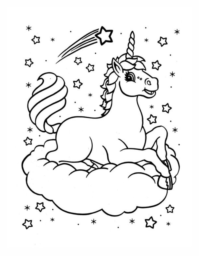 Lisa Frank Printable Pdf Coloring Page