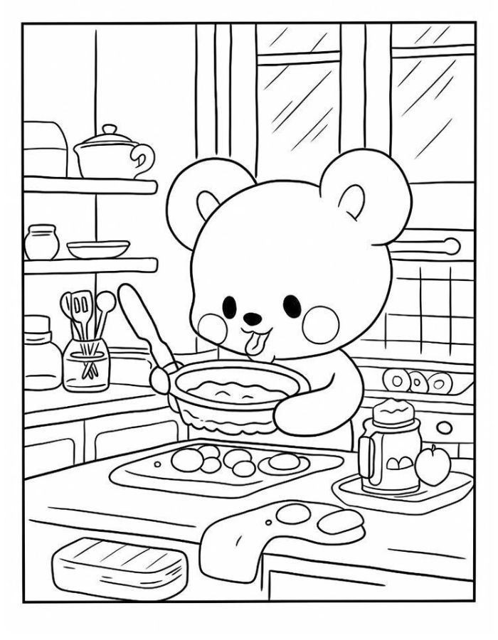 Little Corner For Print Coloring Page