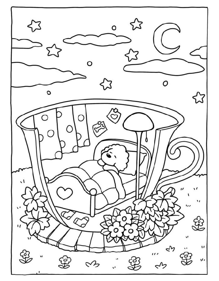 Little Corner Free Download Coloring Page