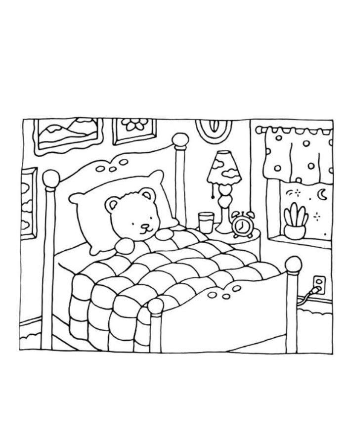 Little Corner Image Coloring Page