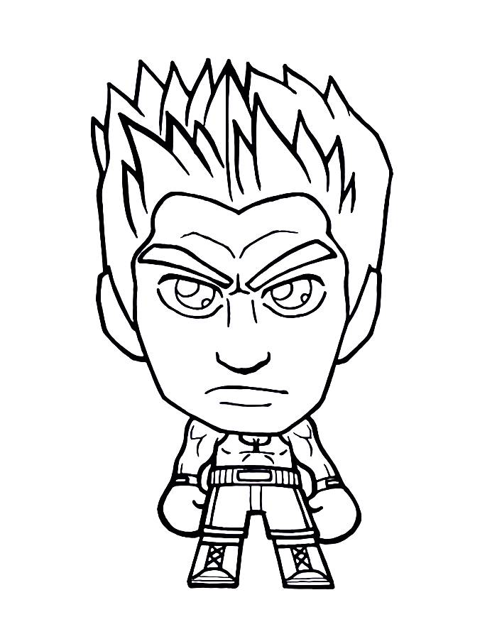 Little Mac Coloring Page