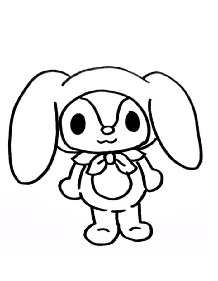 Littleforestfellow Sanrio Coloring Page