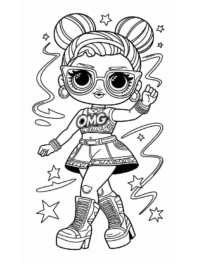 Lol Surprise Coloring Page