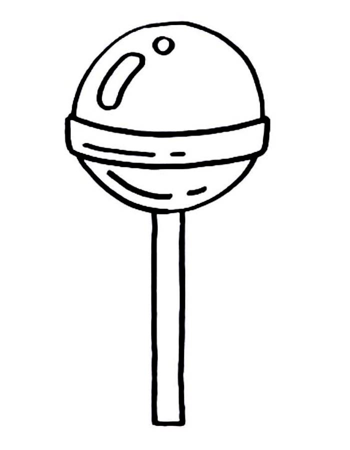 Lollipop  coloring page