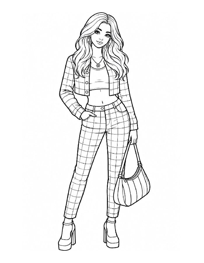 person coloring page