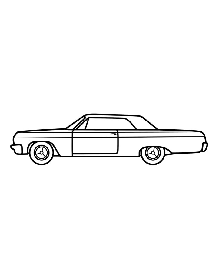 Lowrider Lowrider Coloring Page
