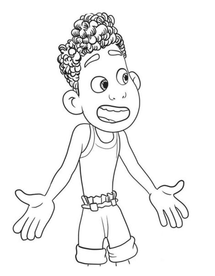 Luca  coloring page