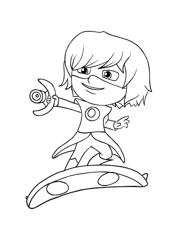 Luna Girl Pj Masks Coloring Page