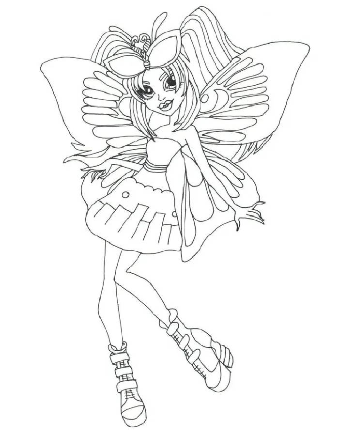 Luna Mothews Coloring Page