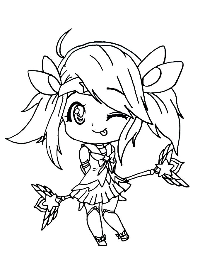 Lux League Of Legends Coloring Page