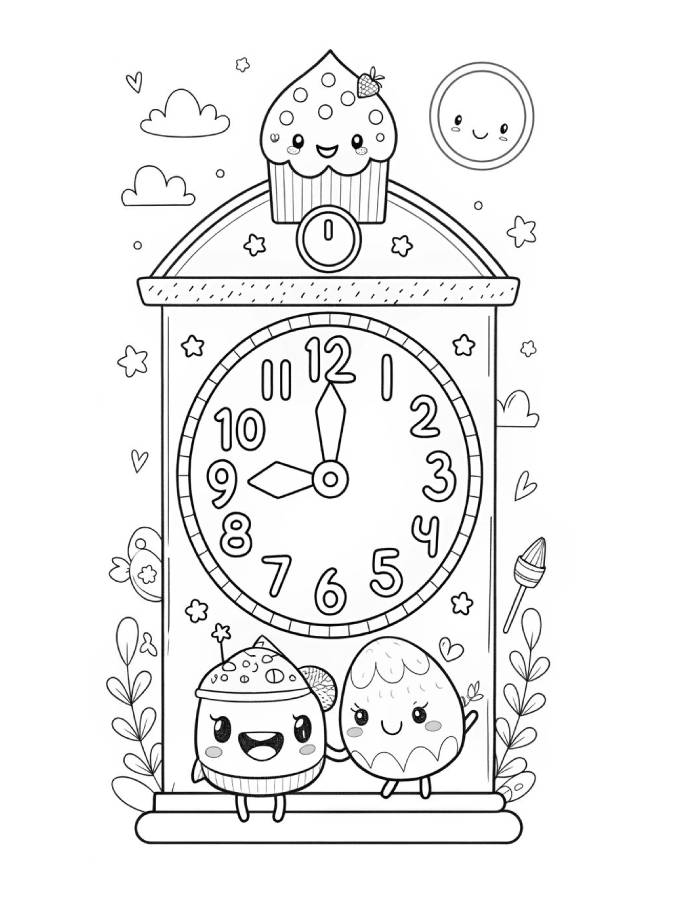 Magical Kawaii Clock