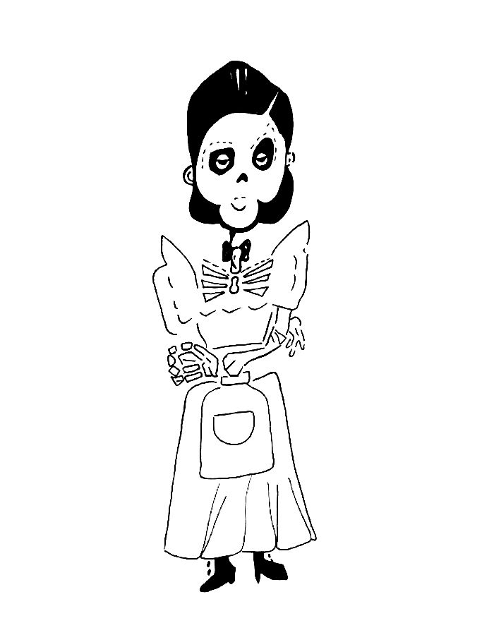 Mama Imelda Rivera Coloring Page