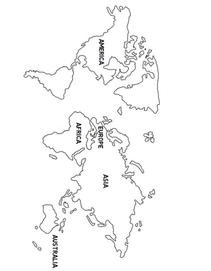 Map Coloring Page