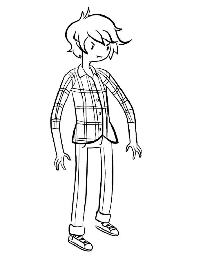 Marshall Lee Coloring Page