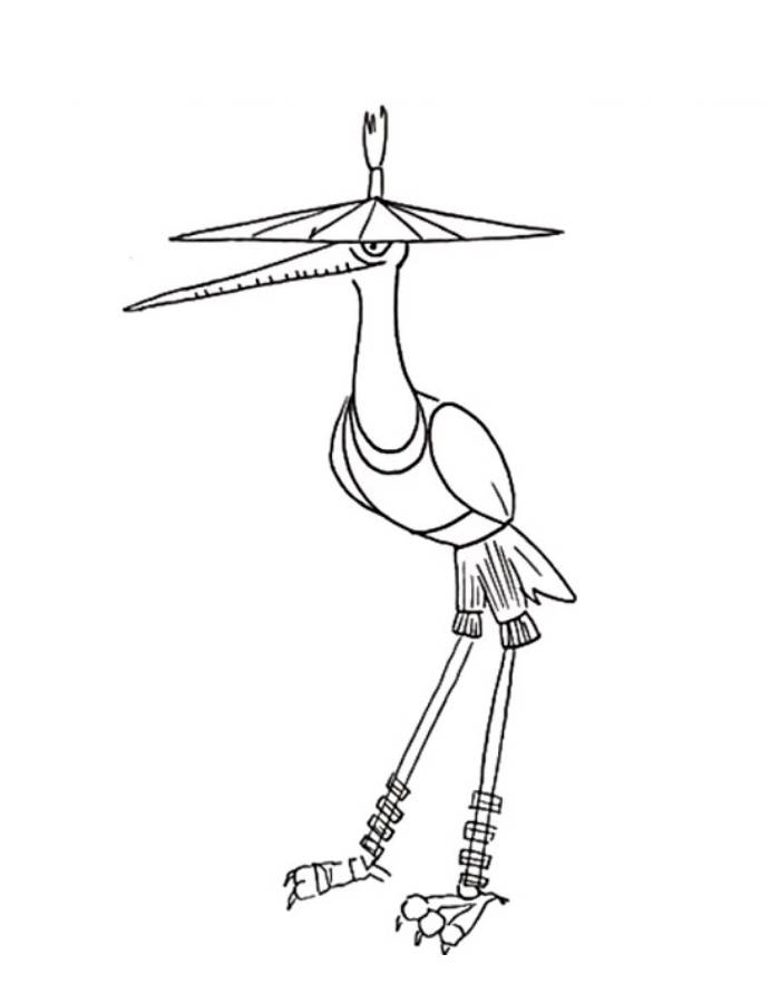 Master Crane From Kung Fu Panda