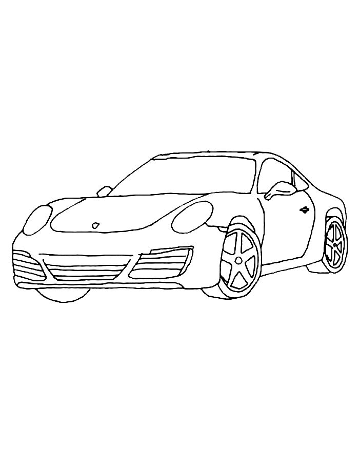 Mclaren 570s Coloring Page