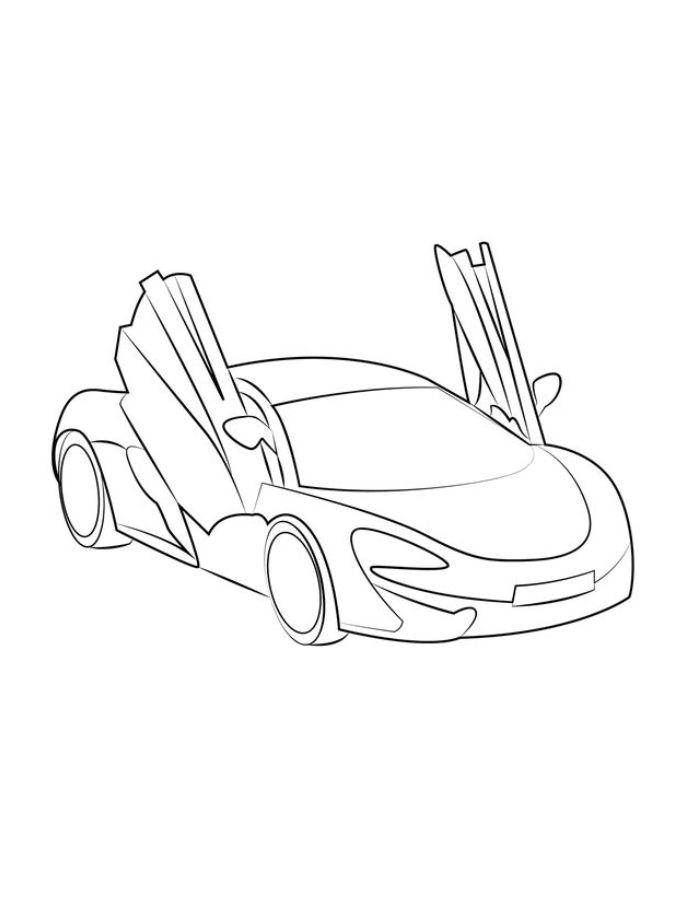 Mclaren Art Pdf Coloring Page