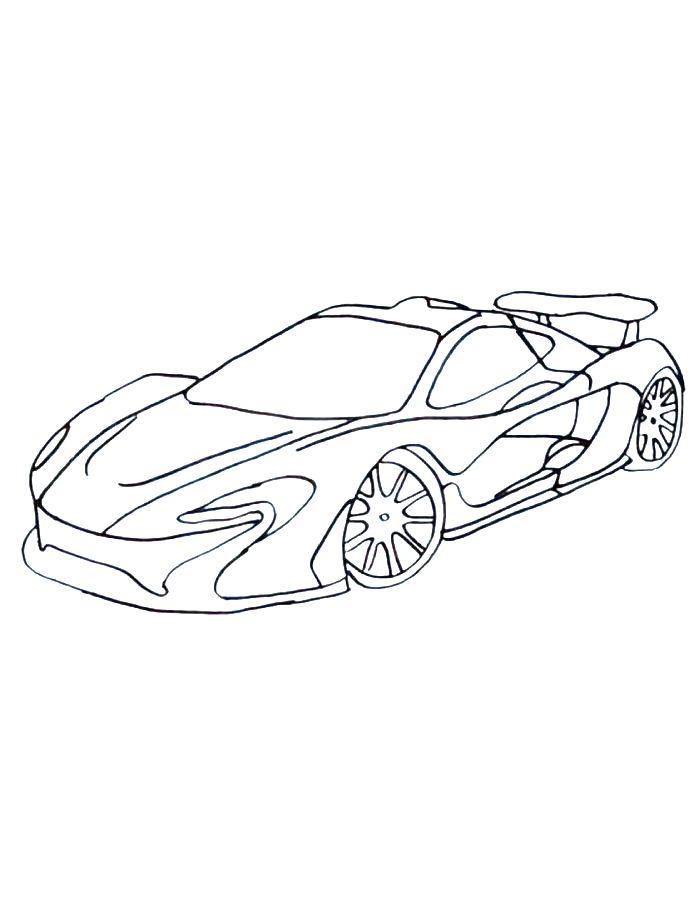 Mclaren  coloring page