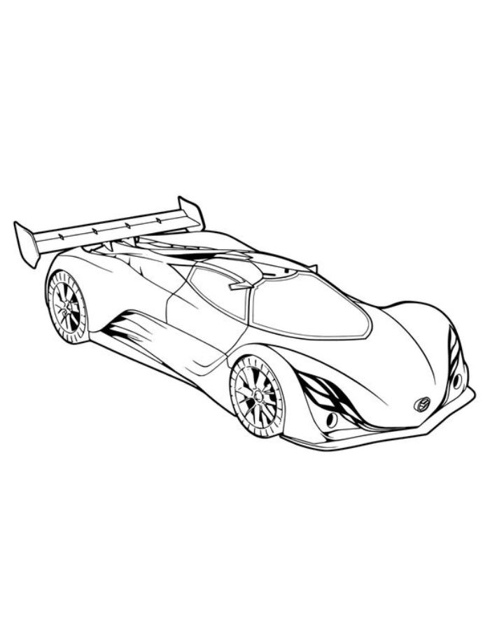 Mclaren Printable Coloring Page