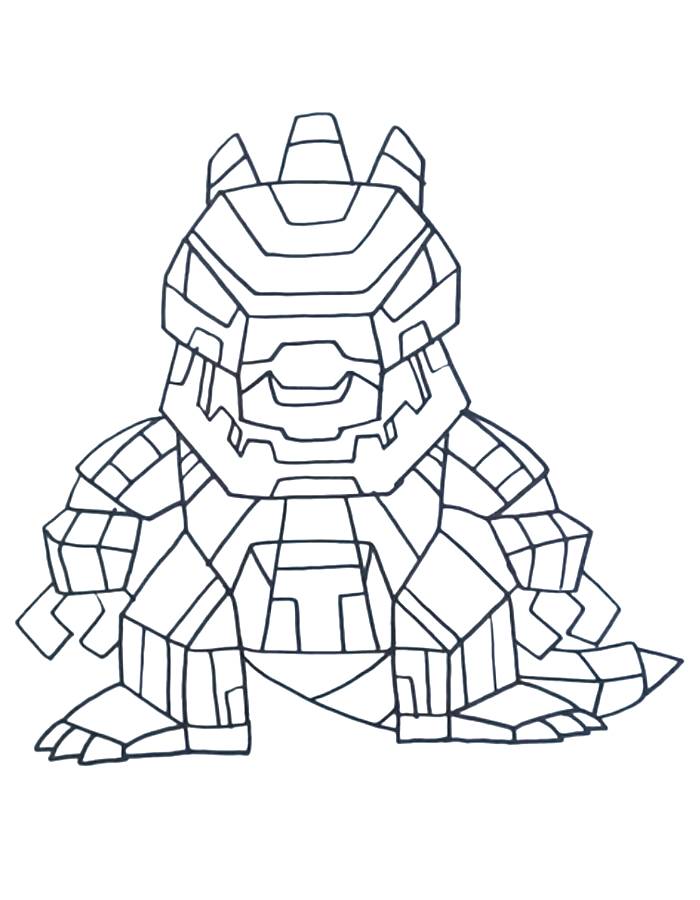 Mechagodzilla Coloring Page