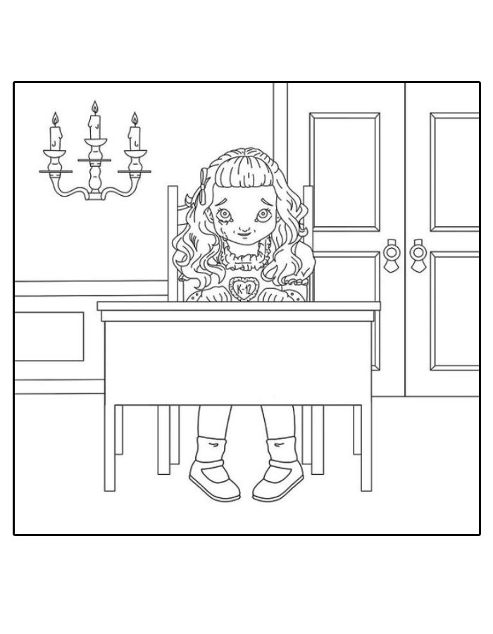 Melanie Martinez coloring page