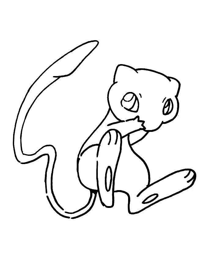 Mew Outline Pdf