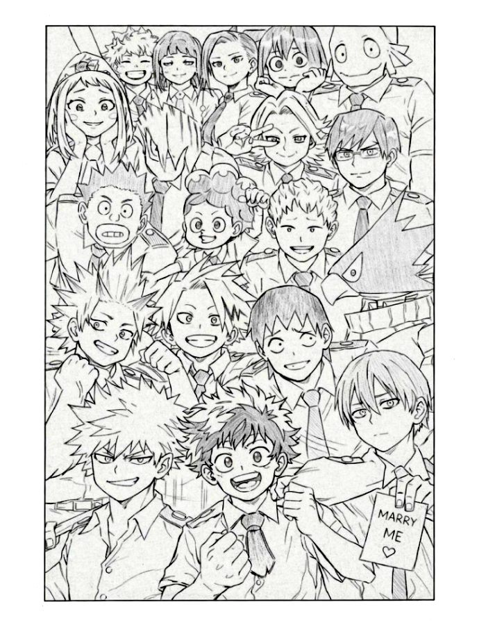 MHA Coloring Page