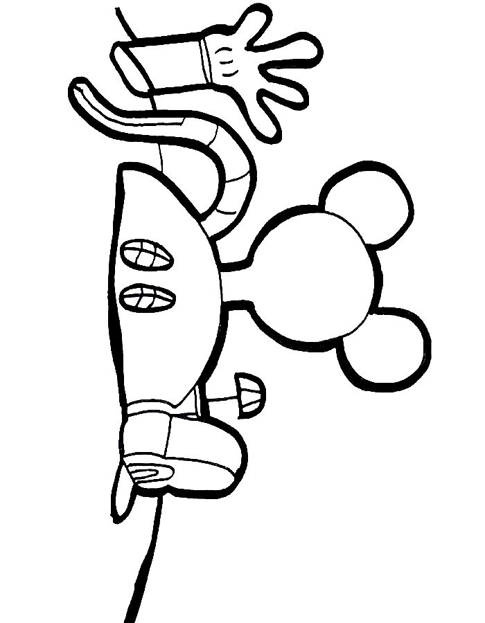 Mickey Mouse Clubhouse Coloring Pages
