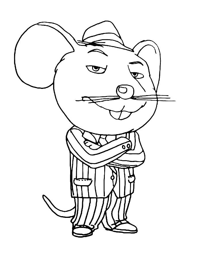 Mike Sing Coloring Page