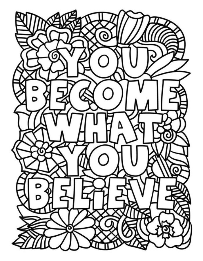 Mindfulness Coloring Pages - Free Printable Sheets