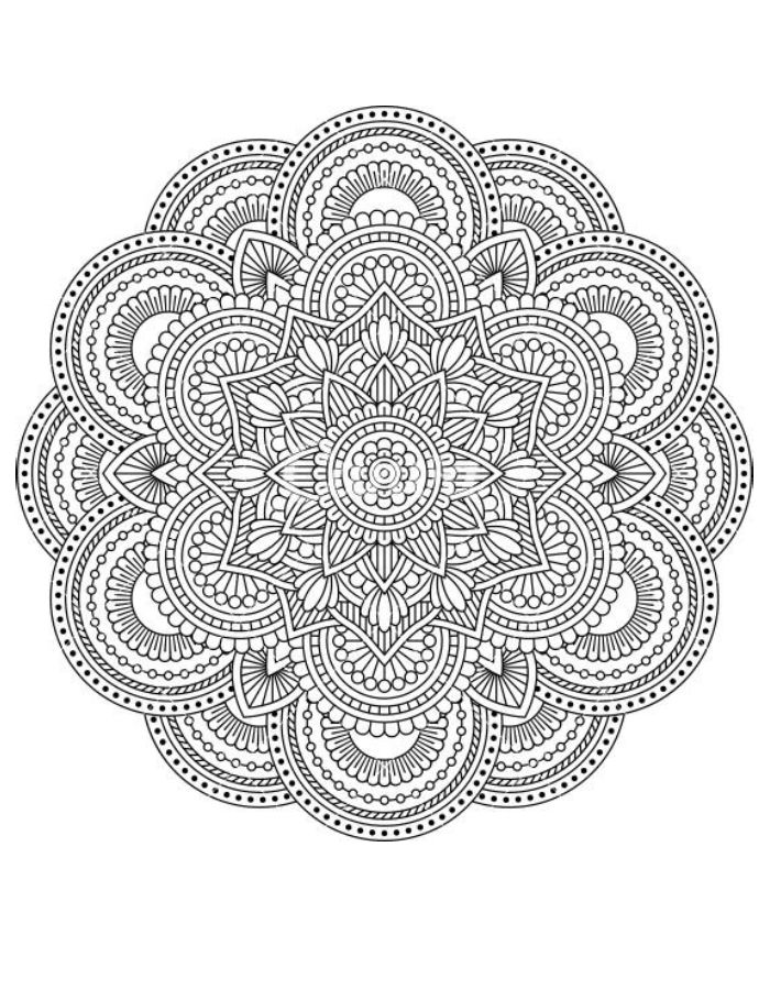 Mindfulness Practices Coloring Page