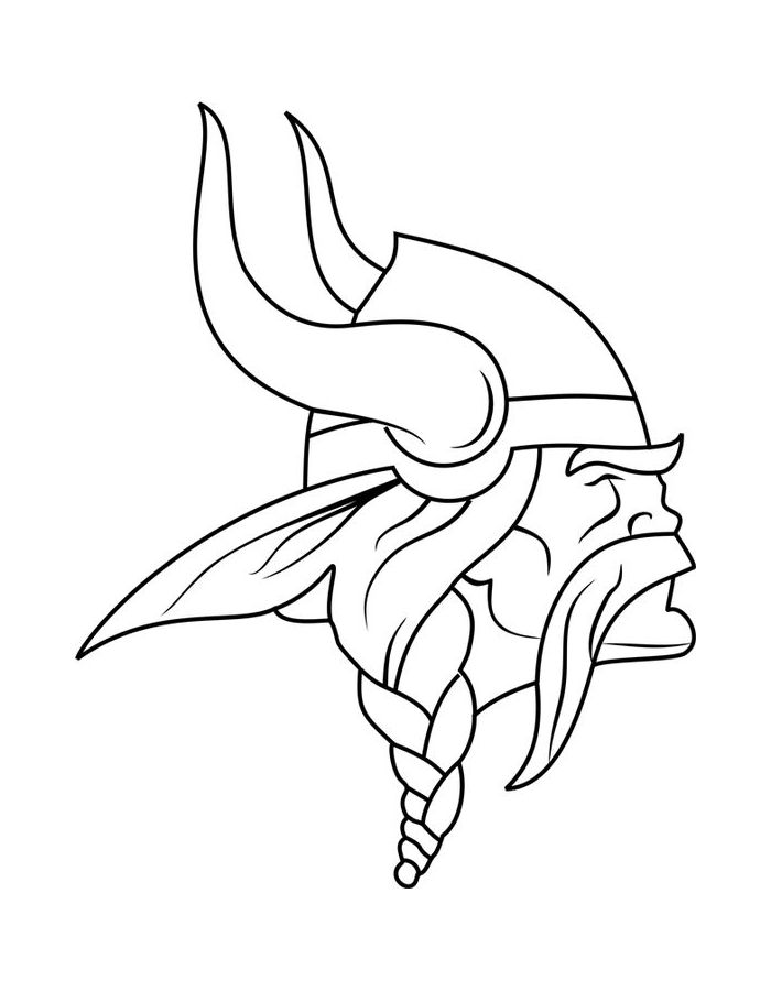 Minnesota Vikings Coloring Page