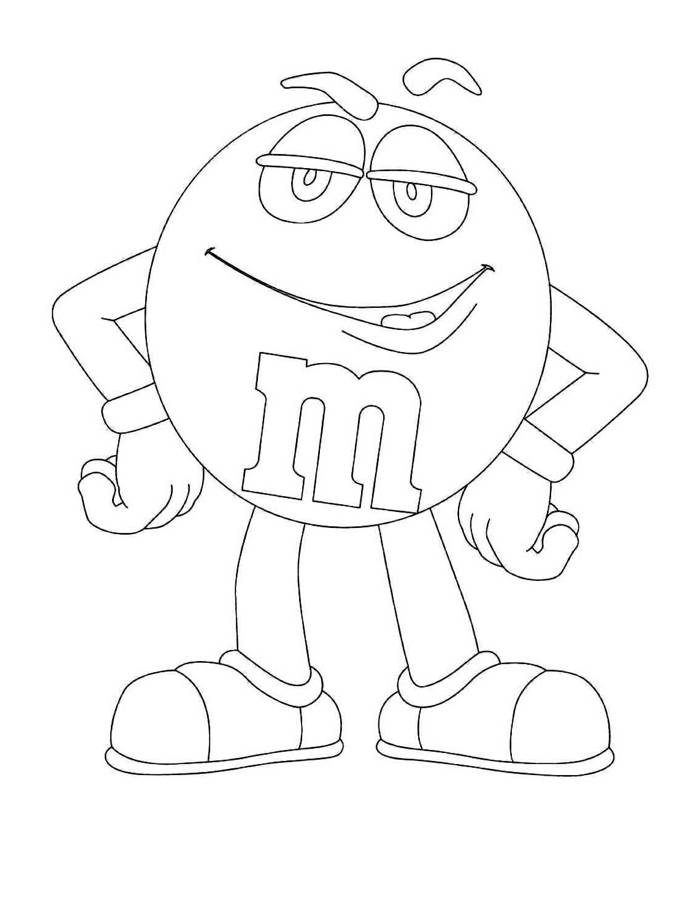 M&M’s Coloring Pages