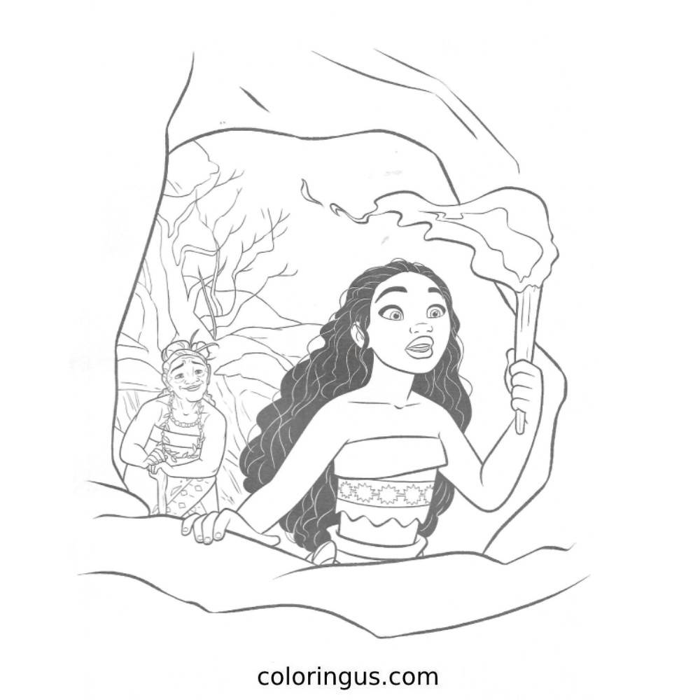 Moana Pictures To Print Coloring Page