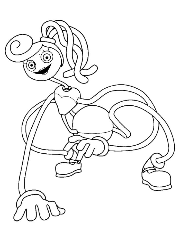 Mommy Long Legs  coloring page