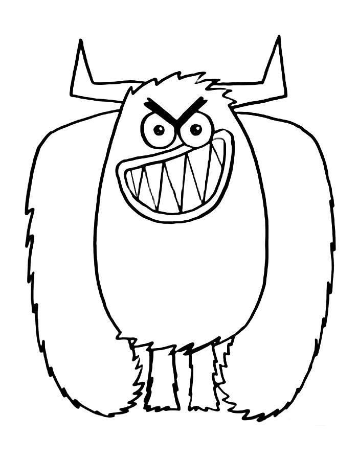 Monster  coloring page