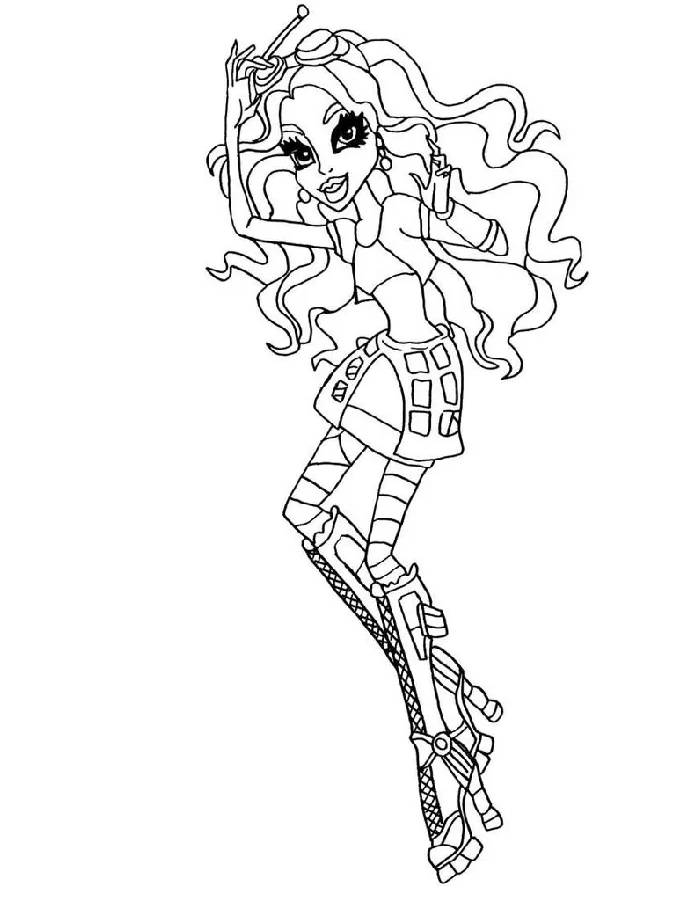 Monster High Printable Coloring Page