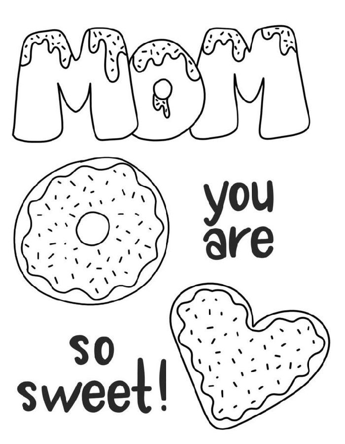 Mothers Day Pictures To Print Coloring Page