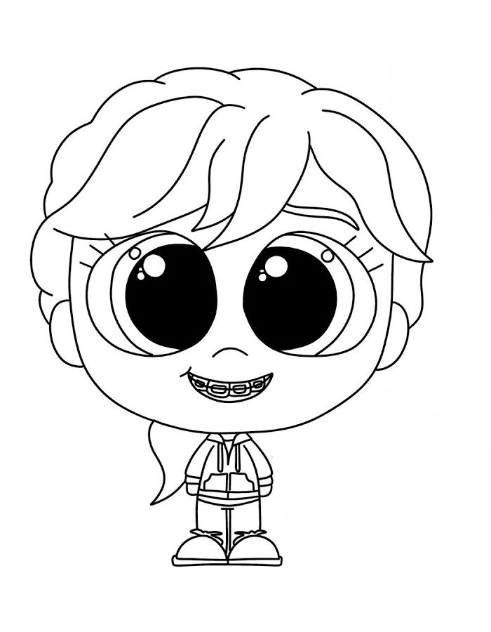 Mr. Andersen Inside Out Coloring Page