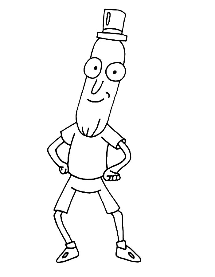 Mr. Poopybutthole Coloring Page