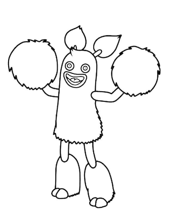 Msm Pom Pom Coloring Page