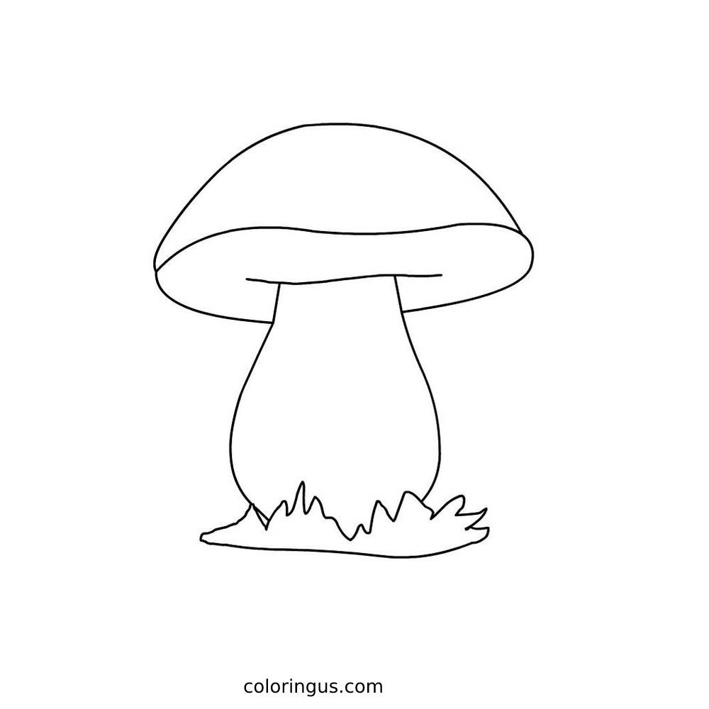 Mushroom  coloring page