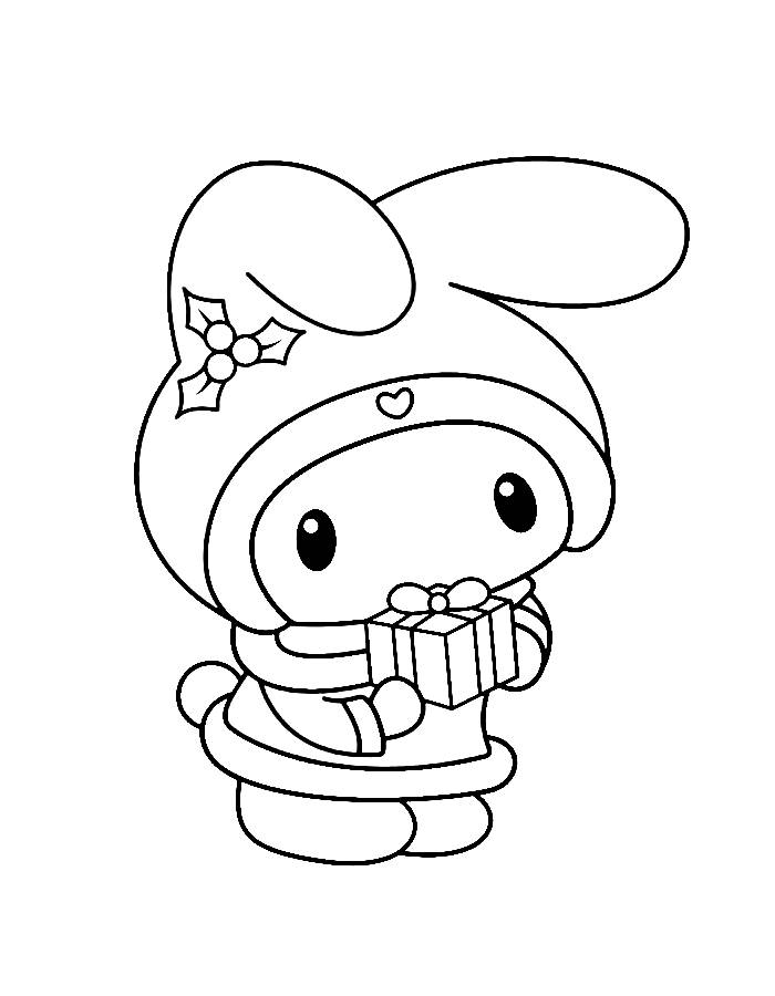 My Melody From Sanrio For Christmas