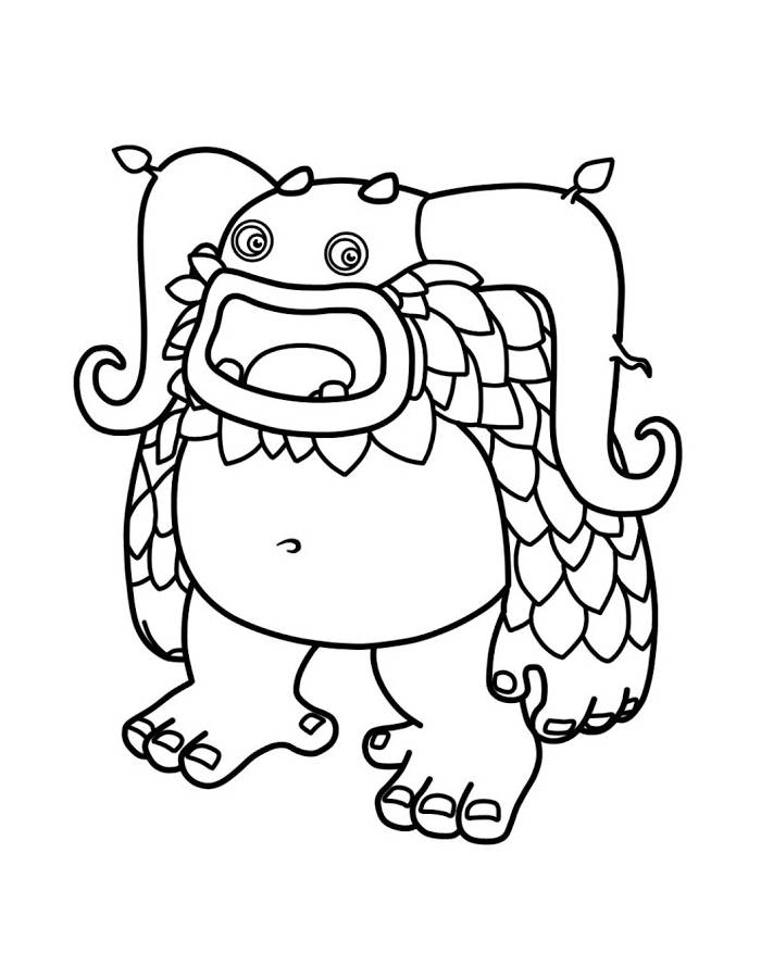 My Singing Monsters  coloring page