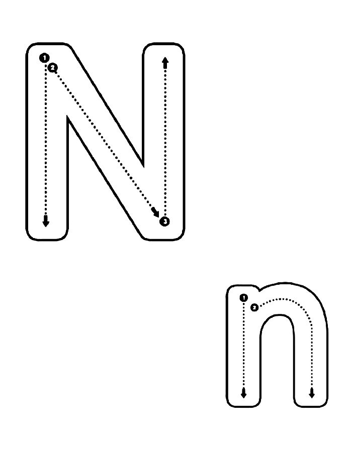 N And N Tracing Pdf